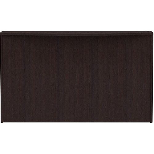 Lorell Essentials Series Front Reception Desk 42.5" Height x 72" Width x 36" Depth Desk, x 1" Thickness Top - Finish: Espresso Laminate (LLR18264)