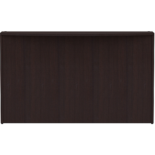 Lorell Essentials Series Front Reception Desk 42.5" Height x 72" Width x 36" Depth Desk, x 1" Thickness Top - Finish: Espresso Laminate (LLR18264)