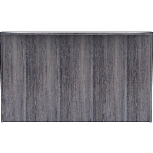 Lorell Essentials Series Front Reception Desk 42.5" Height x 72" Width x 36" Depth Desk, x 1" Thickness Top - Finish: Weathered Charcoal Laminate (LLR69595)