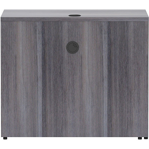 Lorell Essentials Series Return Shell 29.5" Height x 35" Width x 24" Depth Return Shell, x 1" Thickness Top - Finish: Weathered Charcoal Laminate (LLR69594)