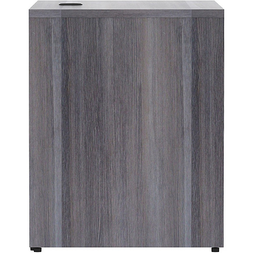 Lorell Essentials Series Return Shell 29.5" Height x 35" Width x 24" Depth Return Shell, x 1" Thickness Top - Finish: Weathered Charcoal Laminate (LLR69594)