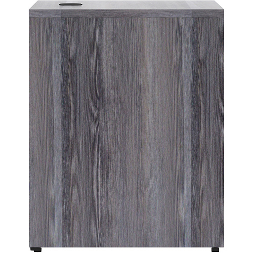 Lorell Essentials Series Return Shell 29.5" Height x 35" Width x 24" Depth Return Shell, x 1" Thickness Top - Finish: Weathered Charcoal Laminate (LLR69594)