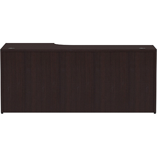 Lorell Essentials Series Right Corner Credenza 29.5" Height x 36" Width x 24" Depth x 72" Length Credenza, x 1" Thickness Top - Finish: Espresso Laminate (LLR18268)
