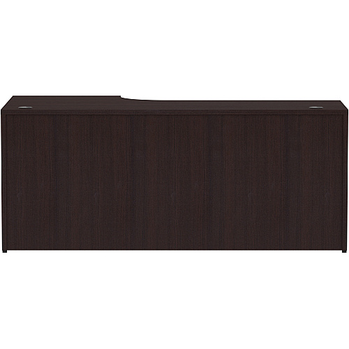 Lorell Essentials Series Right Corner Credenza 29.5" Height x 36" Width x 24" Depth x 72" Length Credenza, x 1" Thickness Top - Finish: Espresso Laminate (LLR18268)