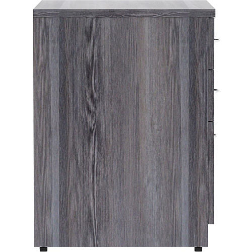 Lorell Essentials Series Box/Box/File Lateral File 29.5" Height x 35.5" Width x 22" Depth Lateral File, x 1" Thickness Top - 4 x File, Box Drawer(s) - Finish: Weathered Charcoal Laminate (LLR69623)