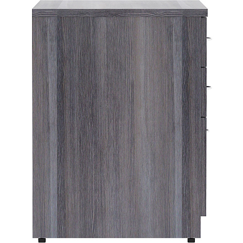 Lorell Essentials Series Box/Box/File Lateral File 29.5" Height x 35.5" Width x 22" Depth Lateral File, x 1" Thickness Top - 4 x File, Box Drawer(s) - Finish: Weathered Charcoal Laminate (LLR69623)