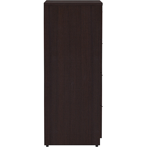 Lorell Essentials Series 4-Drawer Lateral File 54.8" Height x 35.5" Width x 22" Depth Lateral File, x 1" Thickness Top - 4 x File Drawer(s) - Finish: Espresso Laminate (LLR18274)