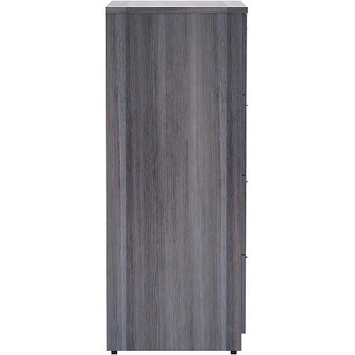 Lorell Essentials Series 4-Drawer Lateral File 54.8" Height x 35.5" Width x 22" Depth Lateral File, x 1" Thickness Top - 4 x File Drawer(s) - Finish: Weathered Charcoal Laminate (LLR69624)