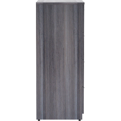 Lorell Essentials Series 4-Drawer Lateral File 54.8" Height x 35.5" Width x 22" Depth Lateral File, x 1" Thickness Top - 4 x File Drawer(s) - Finish: Weathered Charcoal Laminate (LLR69624)