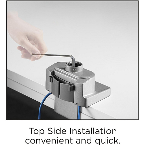 Lorell Mounting Arm for Monitor - Gray Height Adjustable - 3 Display(s) Supported - 15.40 lb Load Capacity - 75 x 75, 100 x 100 - 1 Each (LLR99804)