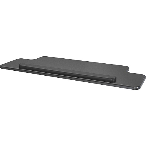 Lorell Large Monitor Desk Riser 37.40 lb Load Capacity - 19.63" Height x 35.38" Width x 19.25" Depth - Desk - Polyvinyl Chloride (PVC), Medium Density Fiberboard (MDF) - Black (LLR99555)