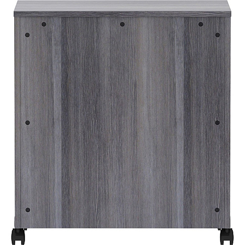 Lorell Mobile Machine Stand with Shelf 30.50" Height x 28" Width x 19.75" Depth - Countertop - Weathered Charcoal (LLR69627)