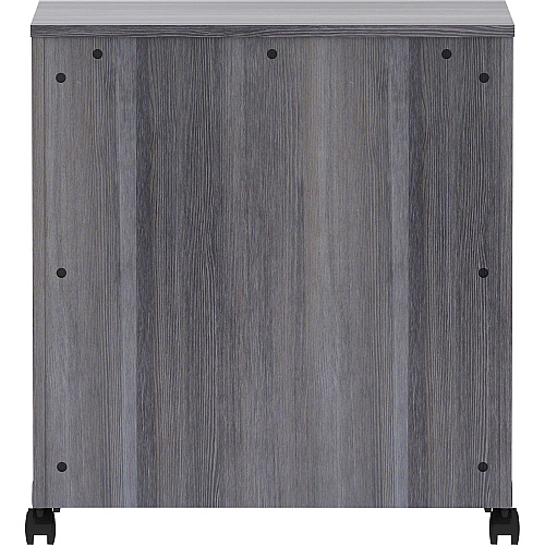 Lorell Mobile Machine Stand with Shelf 30.50" Height x 28" Width x 19.75" Depth - Countertop - Weathered Charcoal (LLR69627)