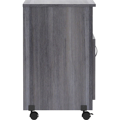 Lorell Mobile Machine Stand with Shelf 30.50" Height x 28" Width x 19.75" Depth - Countertop - Weathered Charcoal (LLR69627)