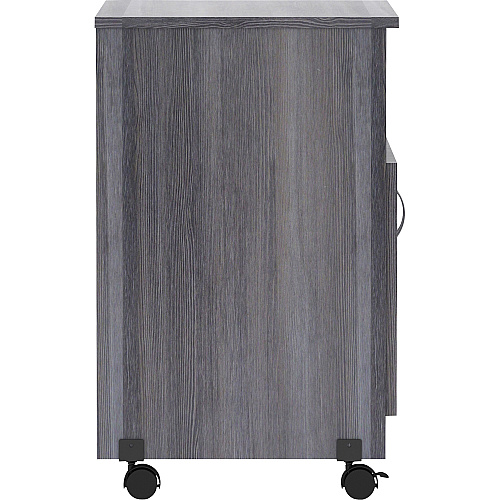 Lorell Mobile Machine Stand with Shelf 30.50" Height x 28" Width x 19.75" Depth - Countertop - Weathered Charcoal (LLR69627)