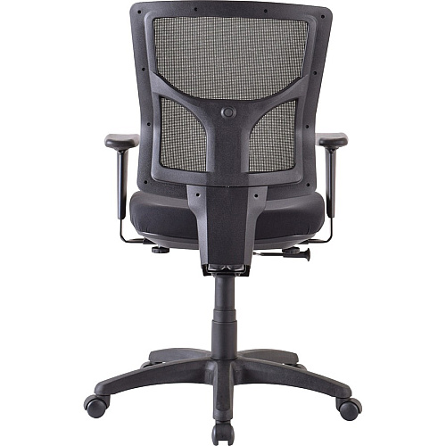 Lorell Conjure Executive Mid-back Swivel/Tilt Task Chair Fabric Seat Material - Mid Back - Black - 1 Each (LLR62008)