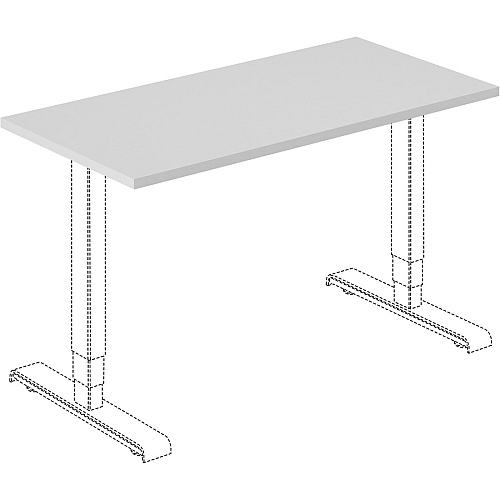 Lorell Training Tabletop Gray Rectangle Top - 48" Table Top Length x 24" Table Top Width x 1" Table Top Thickness - Assembly Required - Particleboard, Melamine Top Material - 1 Each (LLR62594)