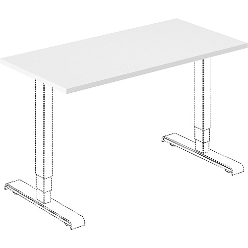 Lorell Training Tabletop White Rectangle Top - 48" Table Top Length x 24" Table Top Width x 1" Table Top Thickness - Assembly Required - Particleboard, Melamine Top Material - 1 Each (LLR62593)
