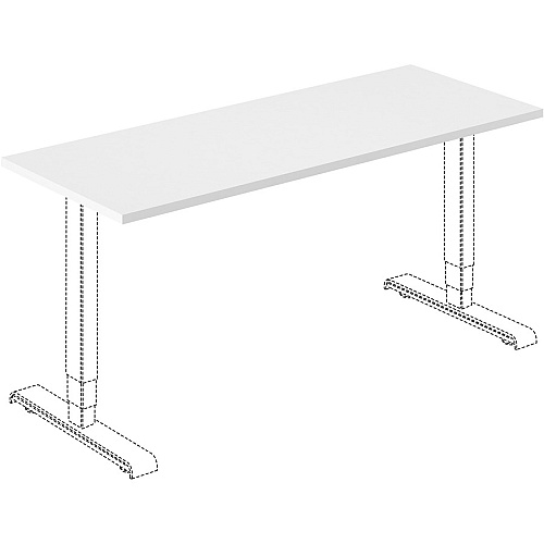 Lorell Training Tabletop White Rectangle Top - 60" Table Top Length x 24" Table Top Width x 1" Table Top Thickness - Assembly Required - Particleboard, Melamine Top Material - 1 Each (LLR62595)