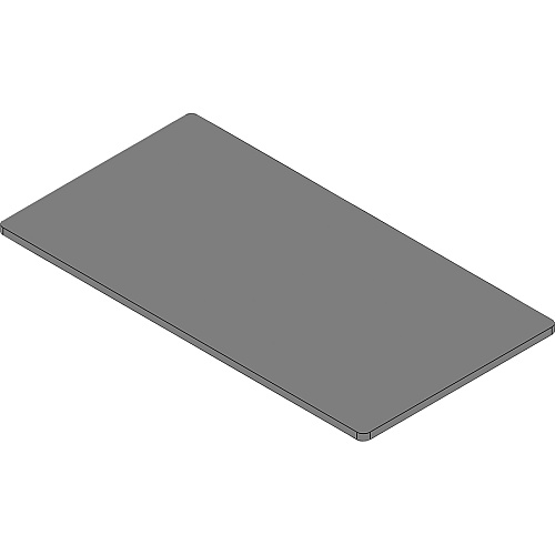 Lorell Training Tabletop White Rectangle Top - 60" Table Top Length x 30" Table Top Width x 1" Table Top Thickness - Assembly Required - Particleboard, Melamine Top Material - 1 Each (LLR62557)