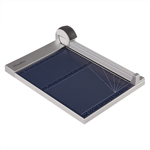 Swingline 1215 Rotary Trimmer 15 Sheet Cutting Capacity - 12" Cutting Length - Rotating Blade - Silver - 1 Each (10009)