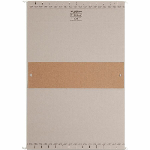 Smead TUFF 1/3 Tab Cut Legal Recycled Hanging Folder 8 1/2" x 14" - 4" Expansion - Top Tab Location - Assorted Tab Position - Steel Gray - 10% Recycled - 18 / Box (64342)