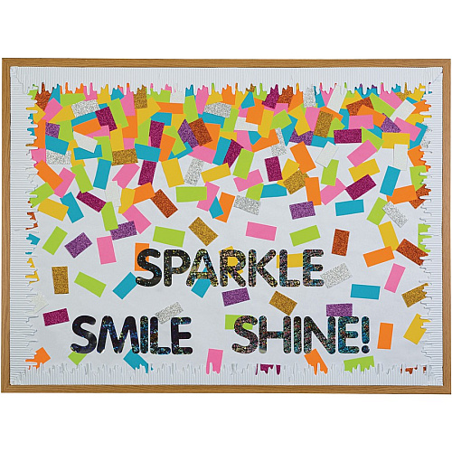 Creativity Street Wonderfoam Glitter Sheets Art Project, Craft Project - Recommended For 3 Year - 10 Piece(s) - 11.70" Height x 8.25" Width - Multicolor - Foam - 10 / Set (4344)