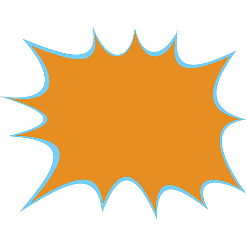 FranklinCovey Geographics Cosmic Burst Shapes Poster Board Fun and Learning, Project, Sign, Display, Art - 18" Height x 14" Width - Multi - 8 / Pack (24756)