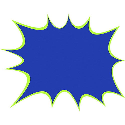 FranklinCovey Geographics Cosmic Burst Shapes Poster Board Fun and Learning, Project, Sign, Display, Art - 18" Height x 14" Width - Multi - 8 / Pack (24756)
