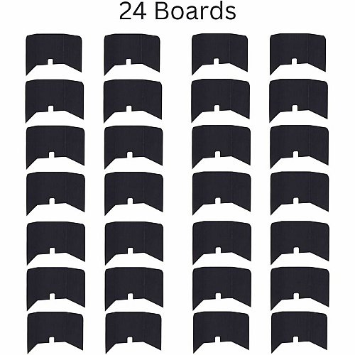 Pacon Computer Lab Privacy Board 22" Width x 22" Height x 20" Depth - Corrugated Cardboard - Black - 4/Pack - 6 / Carton (P3795)