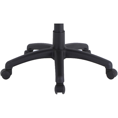 Lorell Mesh Back Task Chair Fabric Seat Material - Mesh Back Material - 5-star Base - Black - 1 Each (LLR84876)