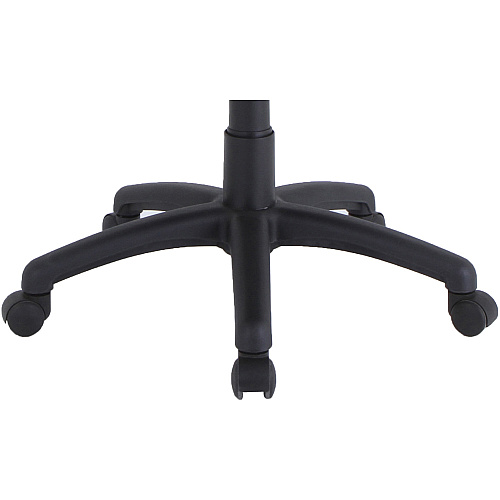 Lorell Mesh Back Task Chair Fabric Seat Material - Mesh Back Material - 5-star Base - Black - 1 Each (LLR84876)