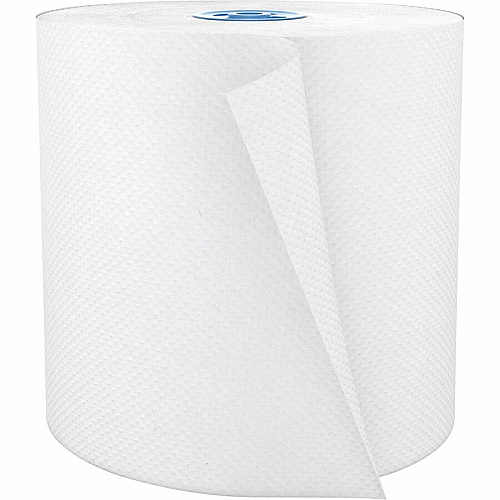 Cascades Tandem Paper Towel 1 Ply - 1 15/16" Core - White - 6 Rolls Per Container - 6 / Carton (T220)
