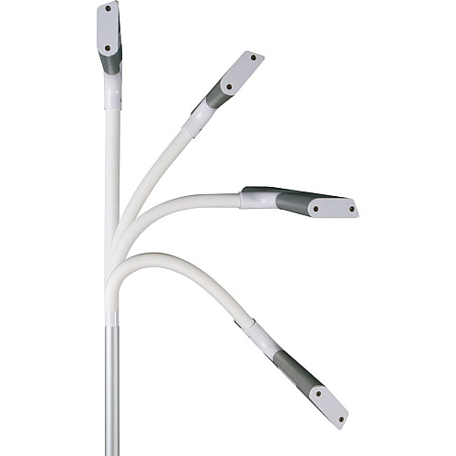 OttLite Perform LED Desk Lamp, 24-3/4"H, White 24.8" Height - 4.1" Width - 1LED Bulb - White - Adjustable Brightness, Flexible Neck, Adjustable Height, Adjustable Arm, Glare-free Light, Dimmable, Energy Saving - ABS - Desk Mountable, Table Top, (CS49602W)
