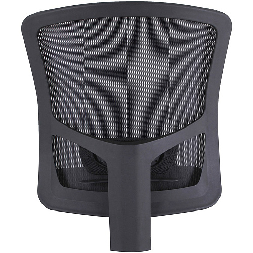 Lorell Big & Tall Mesh Back Office Chair Fabric Seat Material - Black - Armrest - 1 Each (LLR40210)