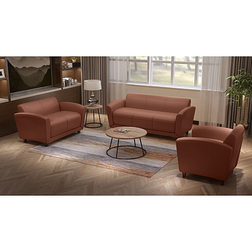 Lorell Accession End Table Round Top - Powder Coated Four Leg Base - 4 Legs - 200 lb Capacity - 1" Table Top Thickness x 19" Table Top Diameter - 19.75" Height - Assembly Required - Walnut - Laminate Top Material - 1 Each (LLR16261)