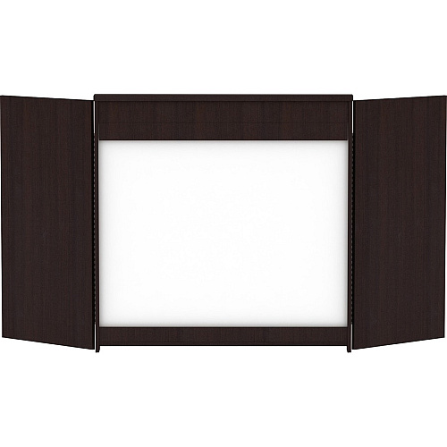 Lorell Dry-erase Whiteboard Presentation Cabinet Hinged Door, Dry Erase Surface - 47.3" Height x 47.3" Width x 4.8" Depth - 1 Each (LLR18275)