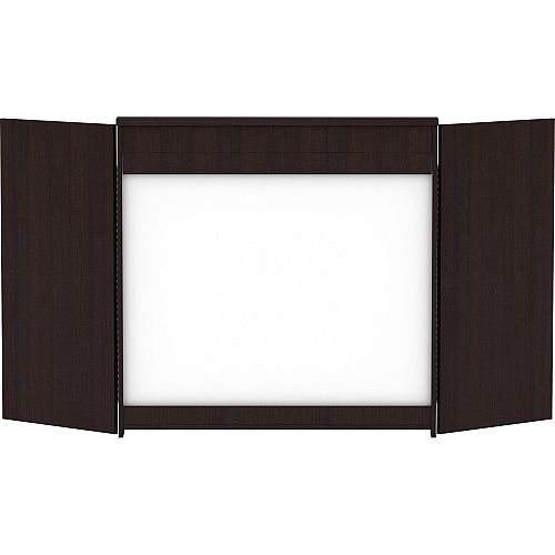 Lorell Dry-erase Whiteboard Presentation Cabinet Hinged Door, Dry Erase Surface - 47.3" Height x 47.3" Width x 4.8" Depth - 1 Each (LLR18275)