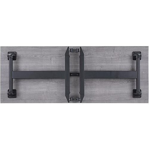 Lorell Mobile Folding Training Table Rectangle Top - Powder Coated Base - 200 lb Capacity - 63" Table Top Width - 29.50" Height x 63" Width x 29.50" Depth - Assembly Required - Gray - Laminate Top Material - 1 Each (LLR60741)