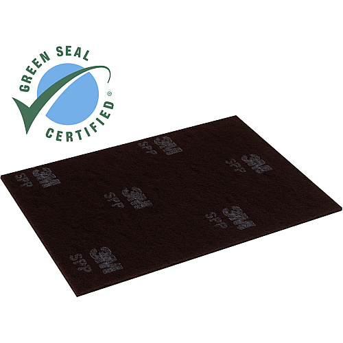 Scotch-Brite Surface Preparation Pads Rectangle14" Width20" Length0.40" Thickness - Scrubbing, Stripping - Concrete, Granite, Marble, Vinyl, Wood, Terrazzo, Stone Floor - 175 rpm to 600 rpm Speed Supported - Residue-free - Nylon Fiber - Maroon  (SPP14X20)