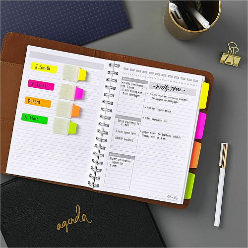 Avery&reg; Rectangular Removable Color Coding Labels on Small Sheets 1/2" Height x 1/2" Width x 1 3/4" Length - Removable Adhesive - Rectangle - Neon Pink, Neon Yellow, Neon Orange, Neon Green - Paper - 10 / Sheet - 18 Total Sheets - 180 Total Lab (06724)