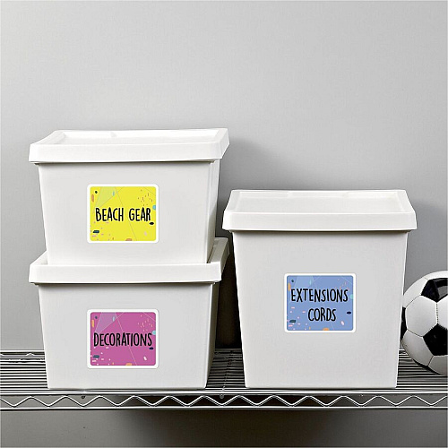 Avery&reg; Shipping Labels, Sure Feed, 3-1/3" x 4" , 60 White Labels 3 21/64" Widthss x 4" Length - Permanent Adhesive - Rectangle - Inkjet, Laser - Matte - White - Paper - 6 / Sheet - 10 Total Sheets - 60 Total Label(s) - 60/Pack - 1 Carton (15264)