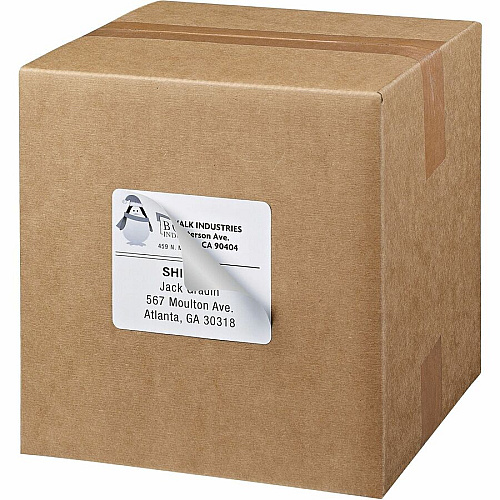 Avery&reg; Shipping Labels, Sure Feed, 3-1/3" x 4" , 60 White Labels 3 21/64" Widthss x 4" Length - Permanent Adhesive - Rectangle - Inkjet, Laser - Matte - White - Paper - 6 / Sheet - 10 Total Sheets - 60 Total Label(s) - 60/Pack - 1 Carton (15264)