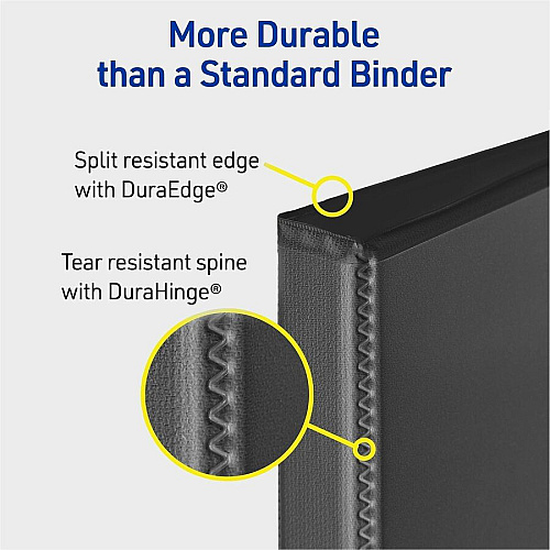 Avery&reg; Durable View1" Binder, Pool Blue Binder (17831)