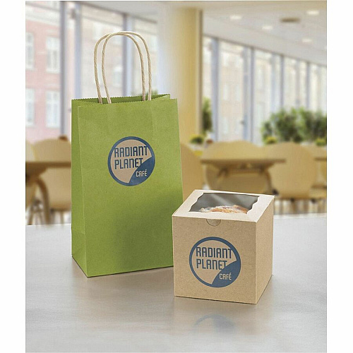 Avery&reg; Print-To-The-Edge Kraft Brown Labels Waterproof - x 2 1/2" Diameter - Permanent Adhesive - Round - Inkjet, Laser - Matte Kraft Brown - Matte - Paper - 9 / Sheet - 9 Total Sheets - 90 Total Label(s) - 90/Pack - 1 Carton (22818)