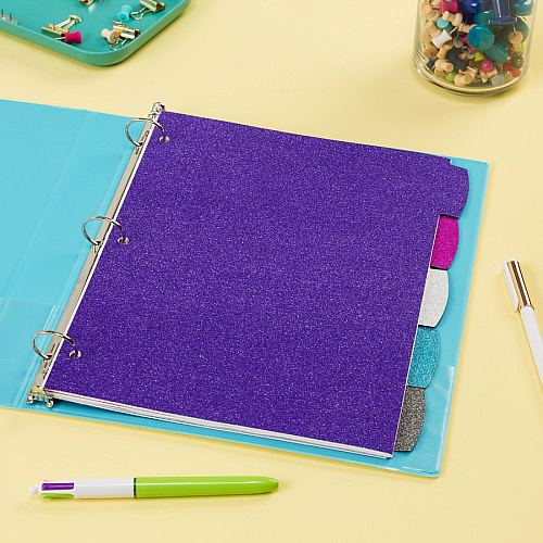 Avery&reg; Big Tab Reversible Fashion Dividers 120 x Divider(s) - 120 Write-on Tab(s) - 5 - 5 Tab(s)/Set - 8.5" Divider Width x 11" Divider Length - 3 Hole Punched - Multicolor Paper Divider - Multicolor Paper Tab(s) - Hole-punched, Reversible, Pr (24928)