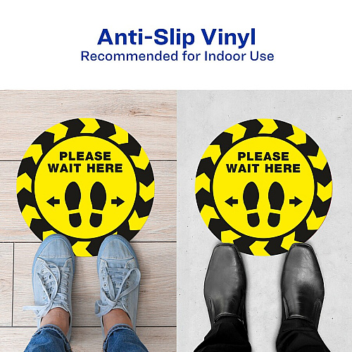 Avery&reg; PLEASE WAIT HERE Distancing Floor Decals (83020)