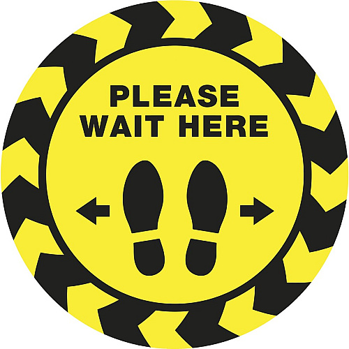 Avery&reg; PLEASE WAIT HERE Distancing Floor Decals (83020)