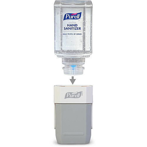 PURELL&reg; Advanced Hand Sanitizer Gel Refill Clean Scent - 15.22 fl oz - Push Pump Dispenser - Kill Germs - Hand, Skin - Clear - Dye-free, Refillable, Unscented - 6 / Carton (445006)