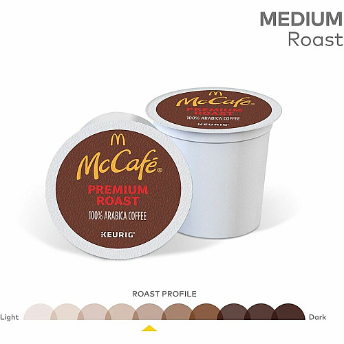 McCafe McCaf&eacute;&reg; K-Cup Premium Roast Coffee Compatible with Keurig Brewer - Medium - K-Cup - Premium Roast - 24 / Box (8037)